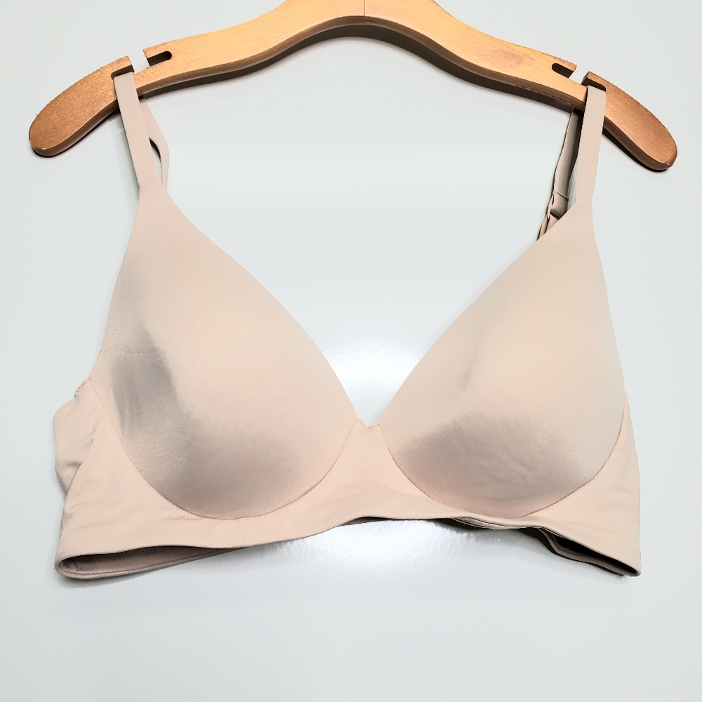 JOCKEY Nude Beige Molded T-Shirt Soft Cup Bra Size Large